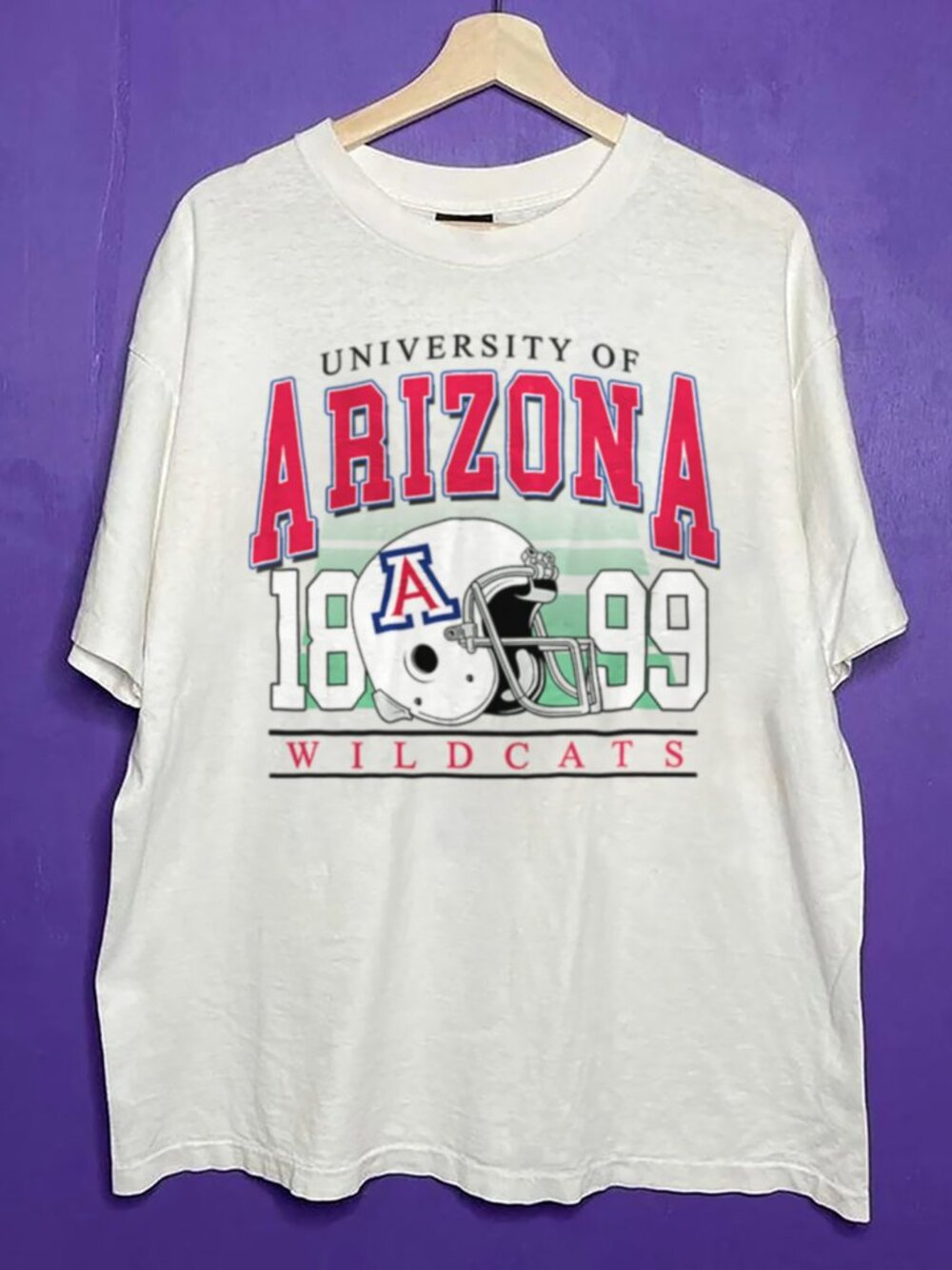 Vintage Arizona Wildcats Football Shirt, Retro University of Arizona Shirt Tee